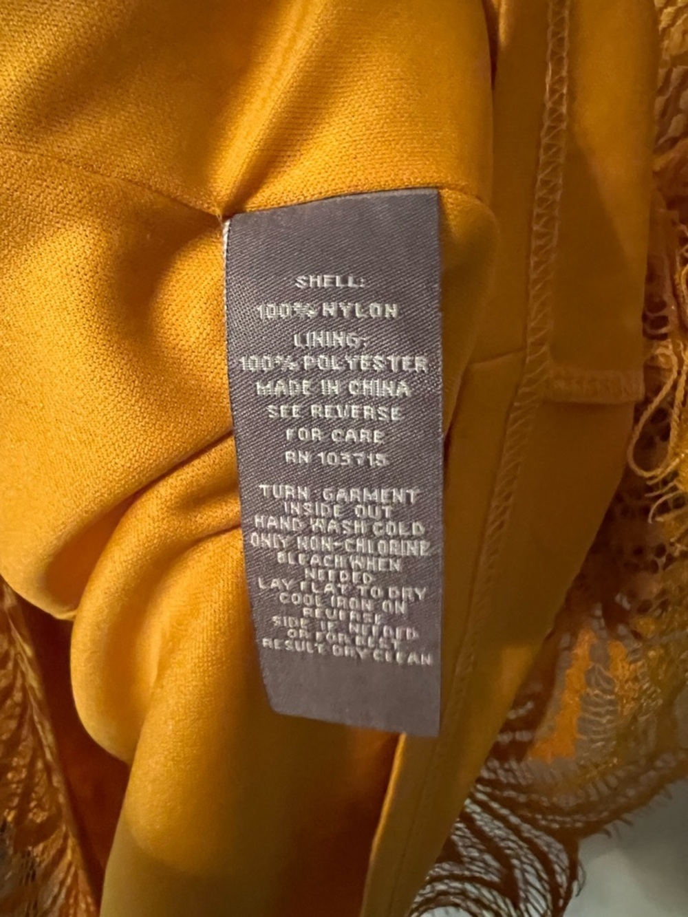 NWT Sharagano Midi Golden Yellow Lace Sheath Dress - Picture 10 of 11